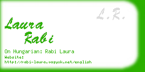 laura rabi business card